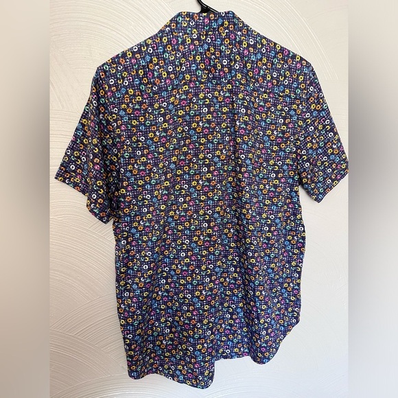 Robert Graham Classic Fit Shirt Men’s L  Spin Me Round Short Sleeve Button Up - Picture 5 of 6